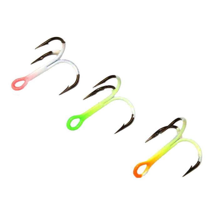 Зимняя приманка JB Lures Assorted Glow Treble Hook Ice Fishing Lures