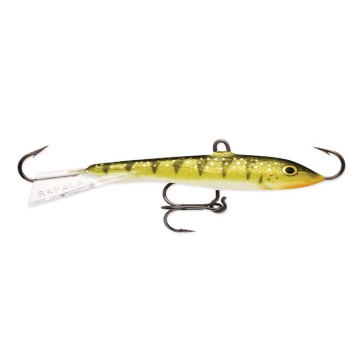 Зимняя приманка Rapala Jigging Rap Hard Jerkbait - Glow Yellow Perch, 4-3/8in, 1oz, 1ct