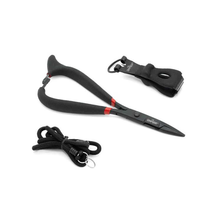 Аксессуар нахлыстовика Umpqua 5" RiverGrip PS Mitten Clamp 5.5"/Nipper/Lanyard - Black