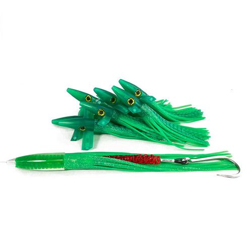 Green Magnum Crazy 8, набор RattleBird для троллинга