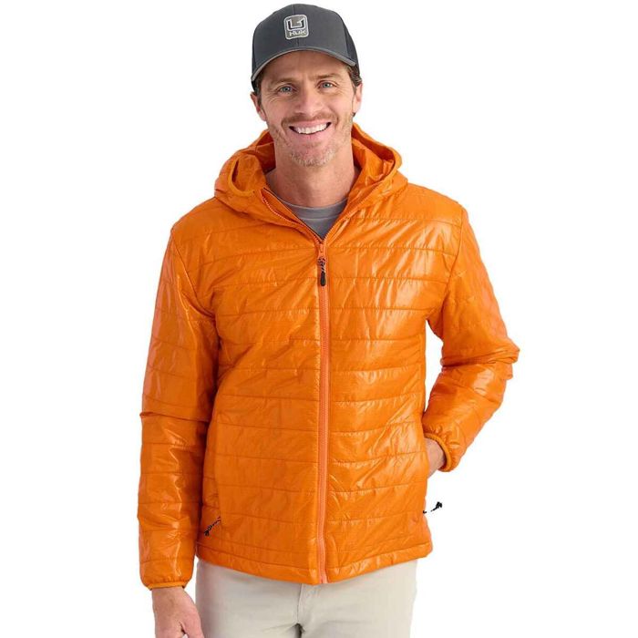 Куртка Huk Men's Gulf Stream Insulated Fishing Jacket - Orange Pepper - XL