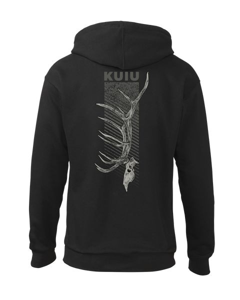 Рыболовная рубашка KUIU Elk Skull Hoodie | Black