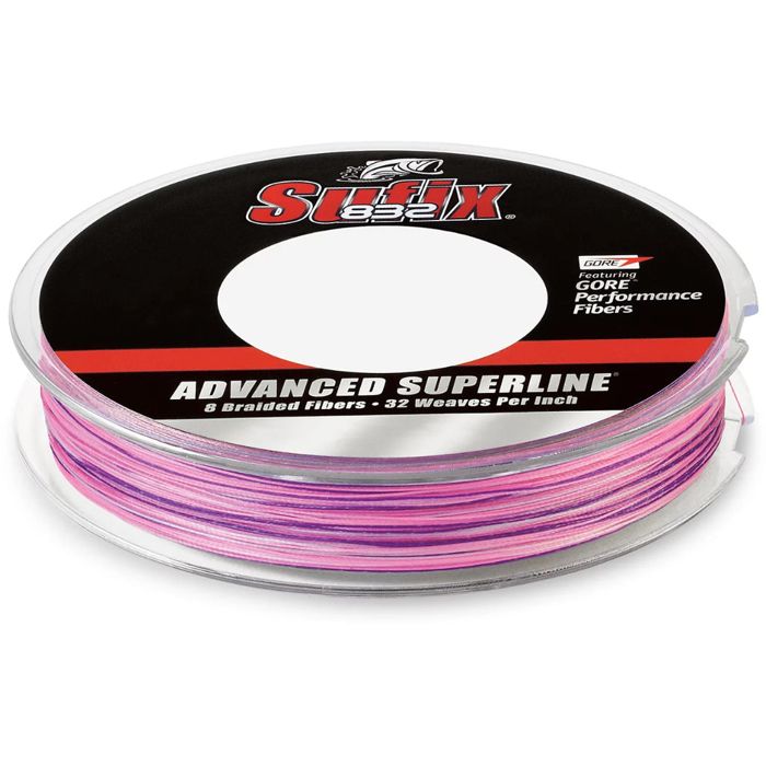 Плетёный шнур Rapala Sufix 832 Advanced Superline 20lb 150yds - Sunrise
