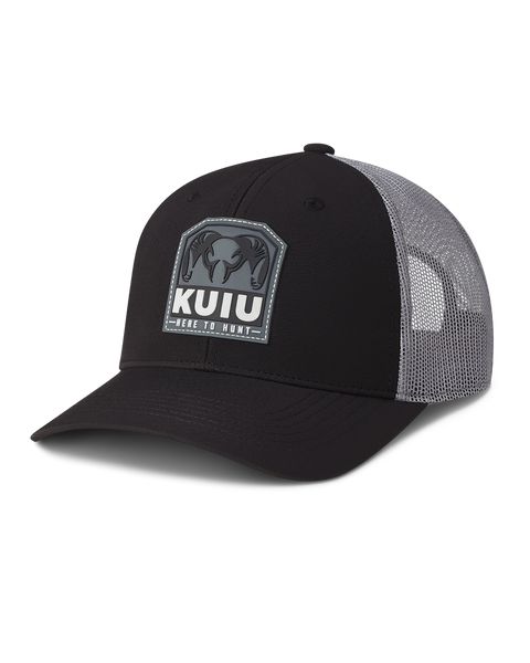 Головной убор KUIU Here to Hunt Patch Hat | Black/Grey