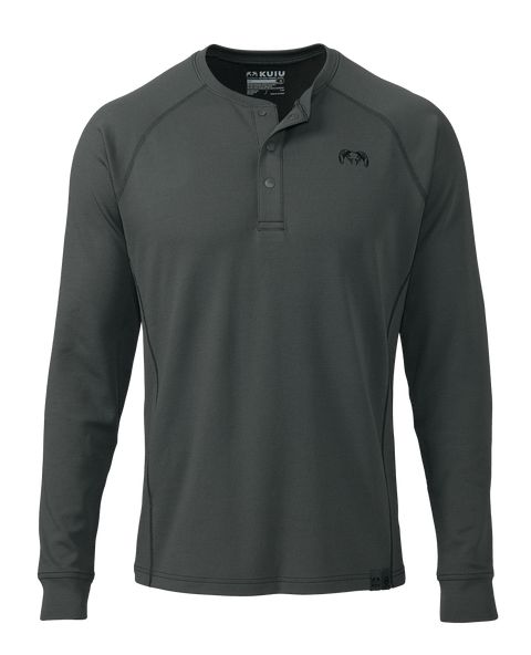 Термобельё KUIU PRO Merino 200 Henley | Gunmetal