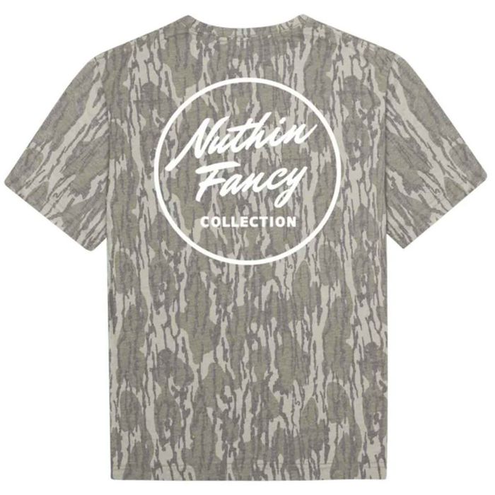 Рыболовная рубашка Nuthin Fancy Co Nuthin Fancy Women's Mossy Oak Bottomland Short Sleeve