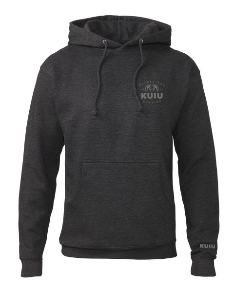 Рыболовная рубашка KUIU Ultralight Chest Logo Hoodie | Charcoal