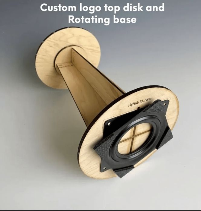Мушки PM Wood Studio Fly Hub XL Rotating Base