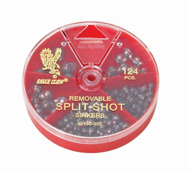 Грузила Eagle Claw Assorted Removable Split Shot - 124