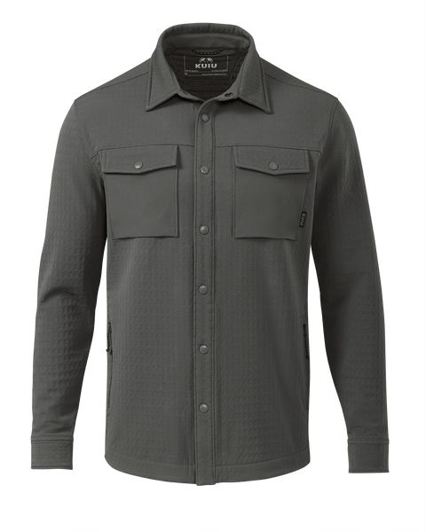 Рубашка-куртка KUIU Blockfield Fleece Shirt Jacket | Gunmetal