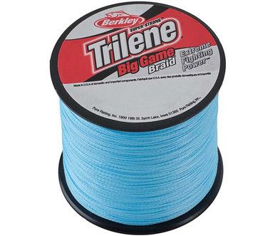 Плетёный шнур Berkley Trilene Big Game Braided Line Ocean Blue