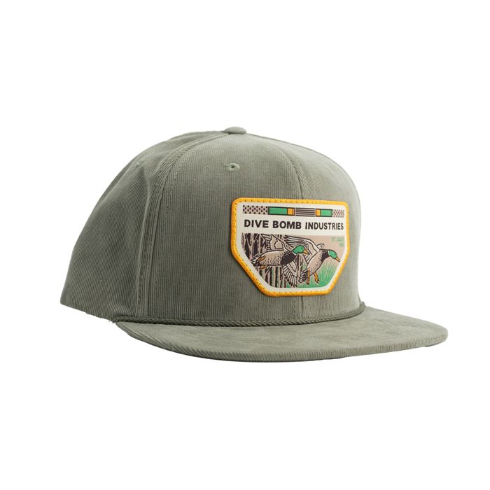 Головной убор Drake Duo Heritage Corduroy Hat - Olive