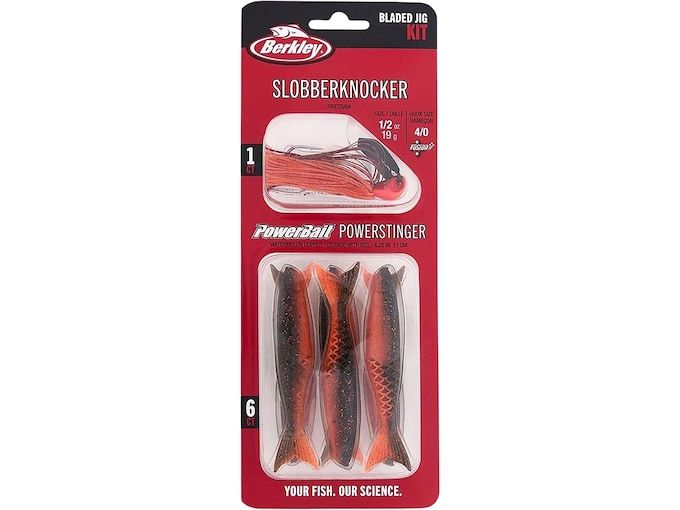 Силиконовая приманка Berkley Slobberknocker and PowerStinger Kit Fire Craw