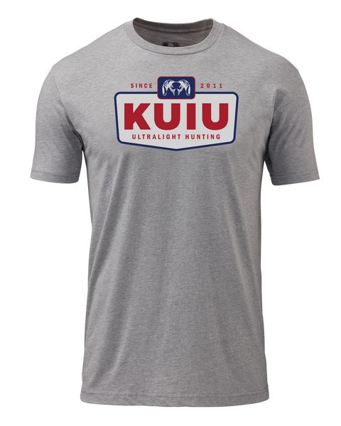 Рыболовная рубашка KUIU Patch T-Shirt | Heather Grey