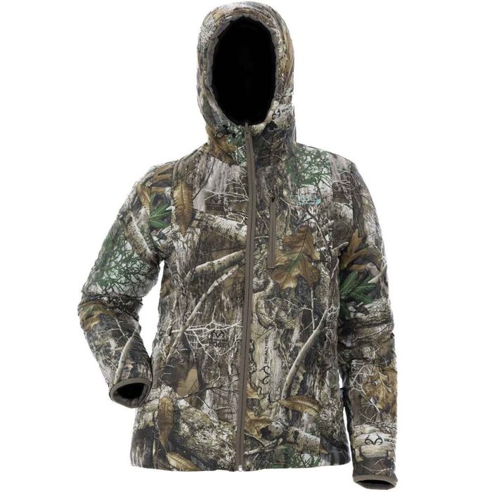 Охотничий камуфляж DSG Outerwear Women's Realtree Edge Reversible Puffer Hunting Jacket