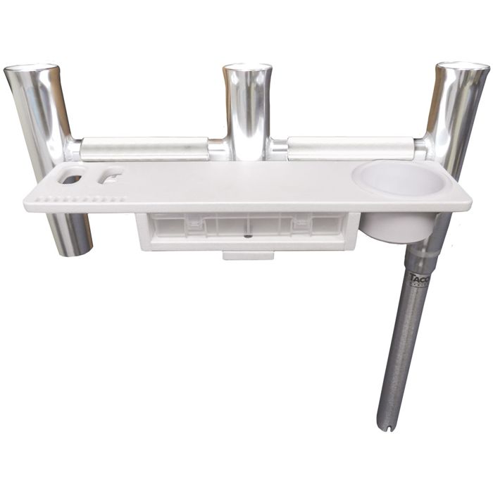 Держатель удилища TACO METALS, INC. TACO Deluxe Trident Rod Holder Cluster Offset with Too