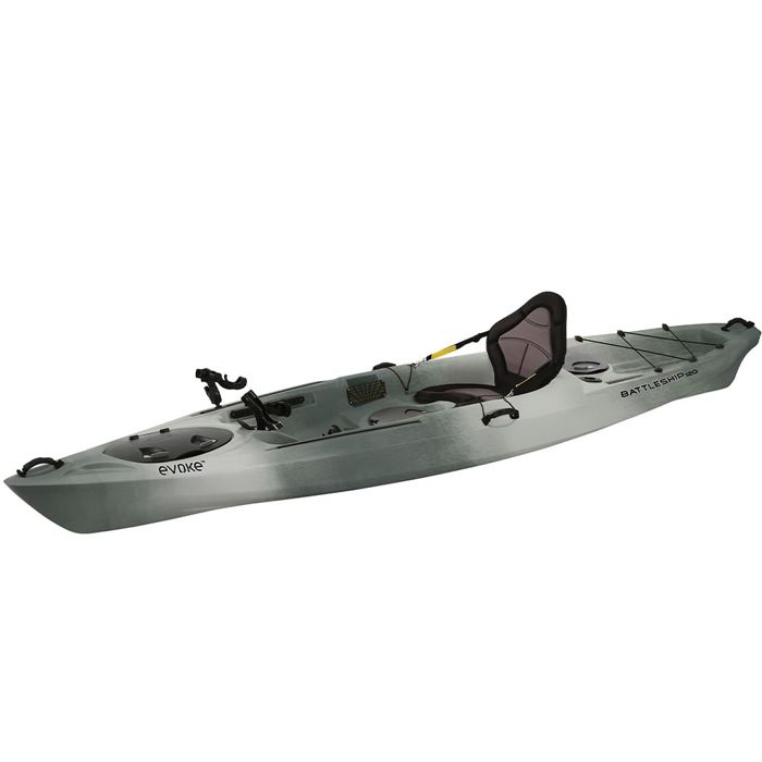 Каяк Evoke Battleship 120 Sit-on-Top Fishing Kayak