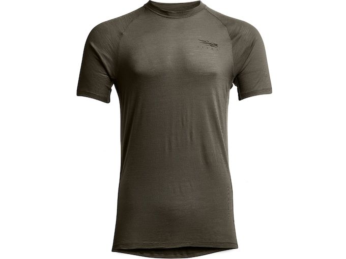 Термобельё Sitka Gear Men's Core 120 Short Sleeve Merino Wool Base Layer Shirt Pyrite Medi