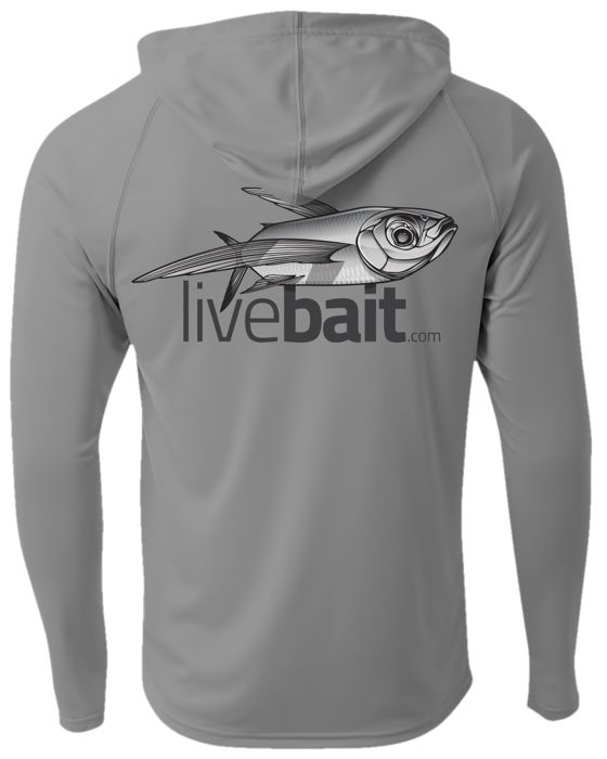 Рыболовная рубашка Flying Fish Long Sleeve Hoodie - XS