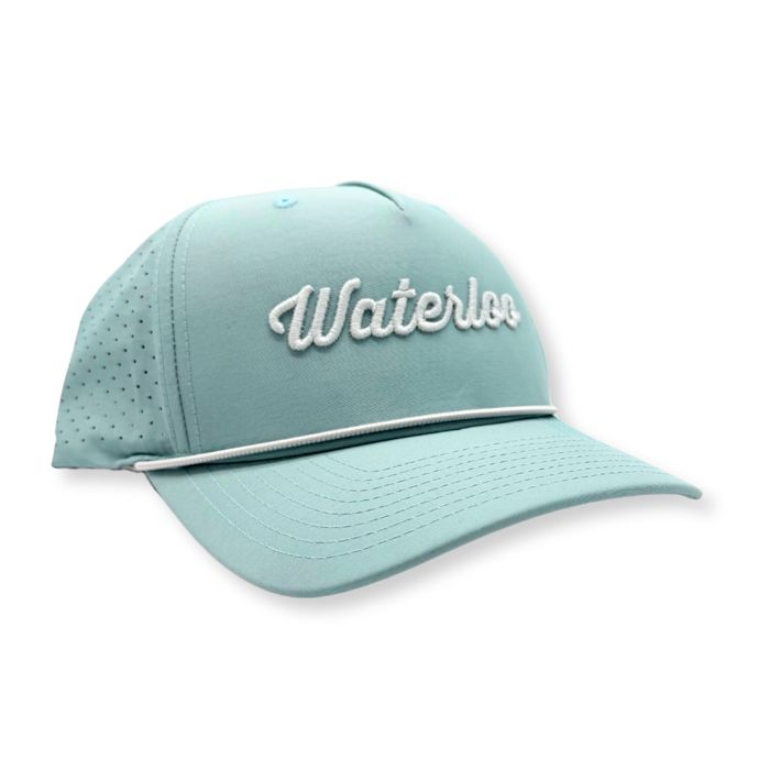 Головной убор Richardson Waterloo Smoke Blue with White Rope Performance Cap - Cursive Log