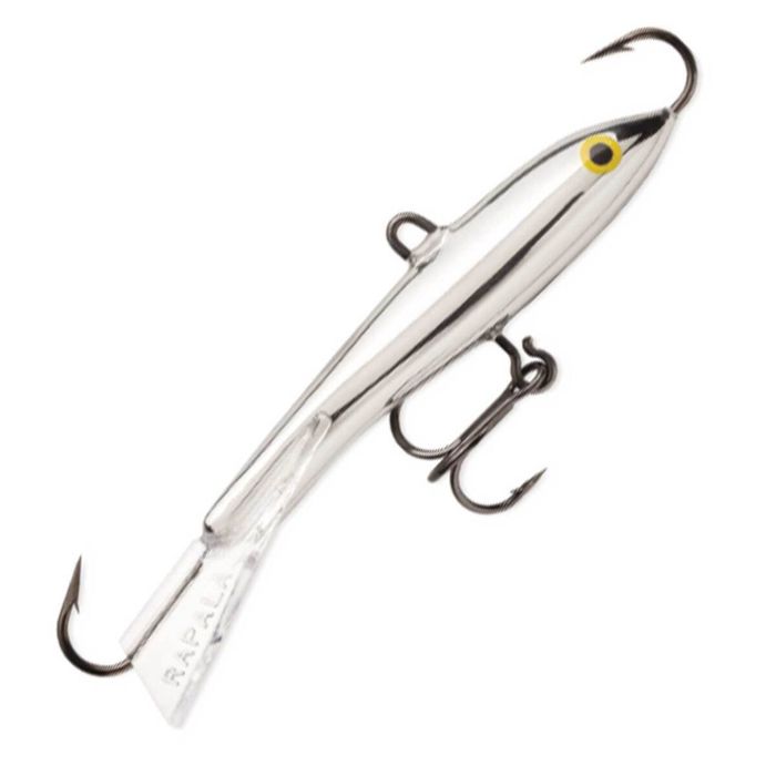 Зимняя приманка Rapala Jigging Rap Ice Fishing Lure - Pure Chrome, 5/16oz, 2in