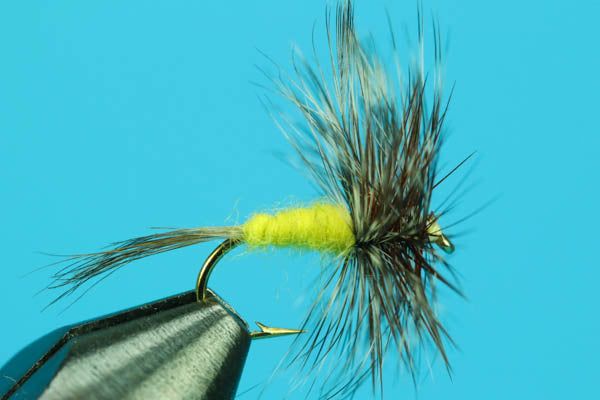 Мушки Big Y Fly Co. Adams Yellow - Mayfly Dry Fly