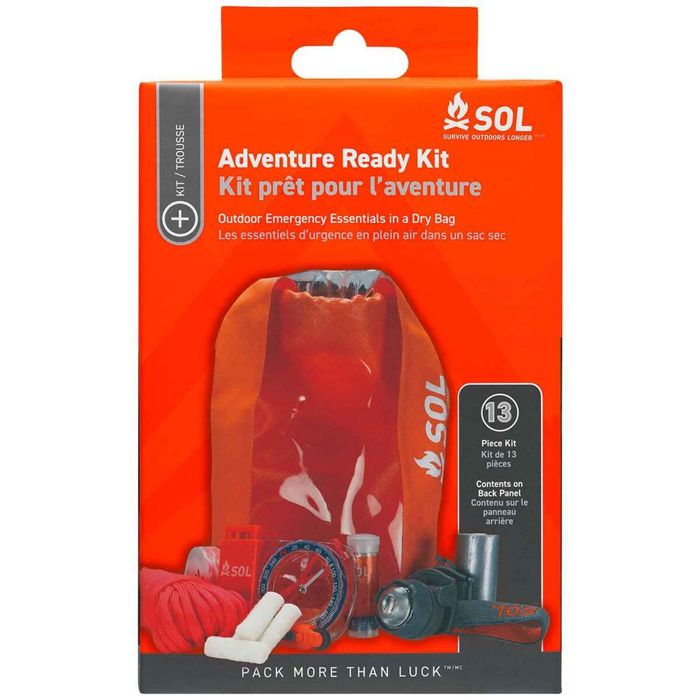 Снаряжение для выживания SOL Adventure Ready Survival Kit - 13 Pieces