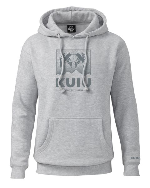 Рыболовная рубашка KUIU Topo Mountain Hoodie | Heather Grey