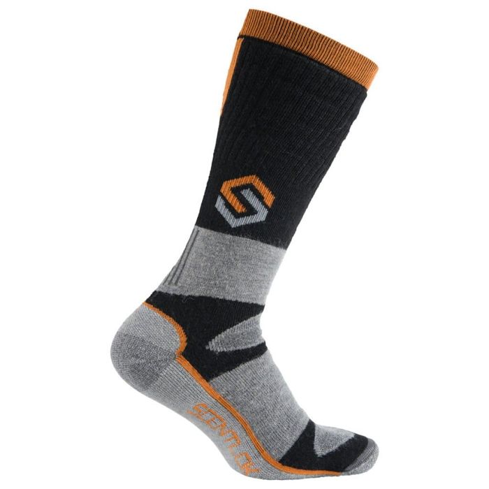 Термобельё ScentLok Midweight Merino Boot Sock - Black