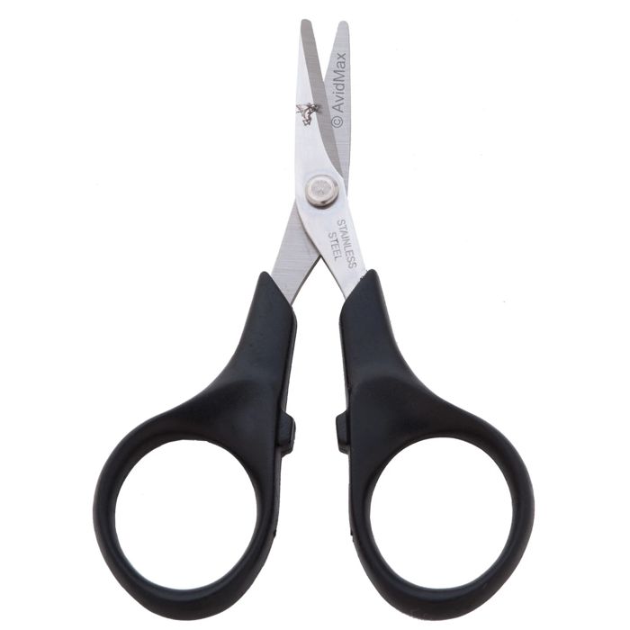 Ножницы Dr. Slick Braid Scissors Straight Non Serrated Blade Black for Fly Tying