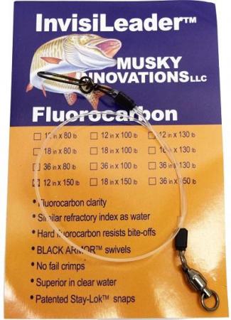 Флюорокарбоновая леска Musky Innovations Fluorocarbon Invisi-Leaders