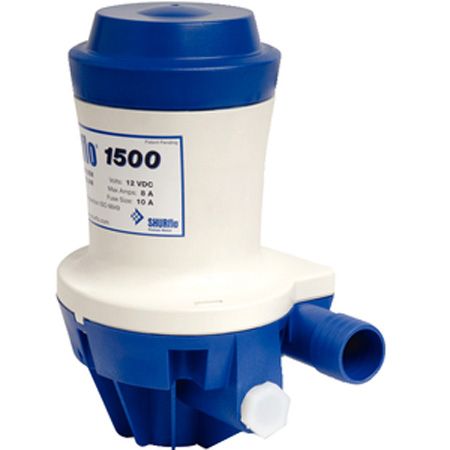 Помпа для садка SHURflo 12V High Flow Dual Port Livewell Pump, 1,500 GPH