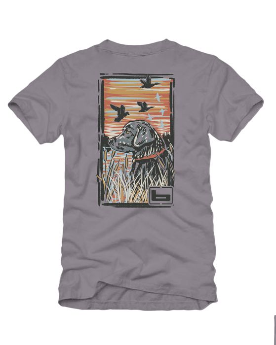 Рыболовная рубашка Banded Black Lab Short Sleeve Tee