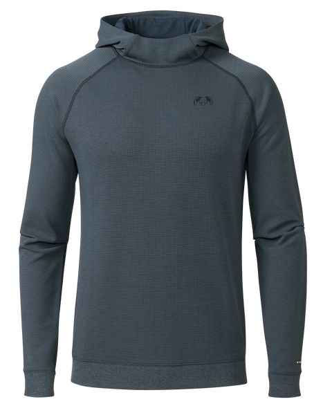 Рыболовная рубашка KUIU Canyon Waffle Hoodie | Steel Blue Heather