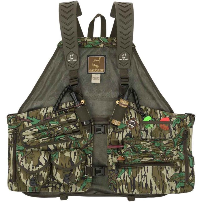 Охотничий жилет Ol' Tom Men's Mossy Oak Greenleaf Time & Motion Gunslinger Turkey Hunti