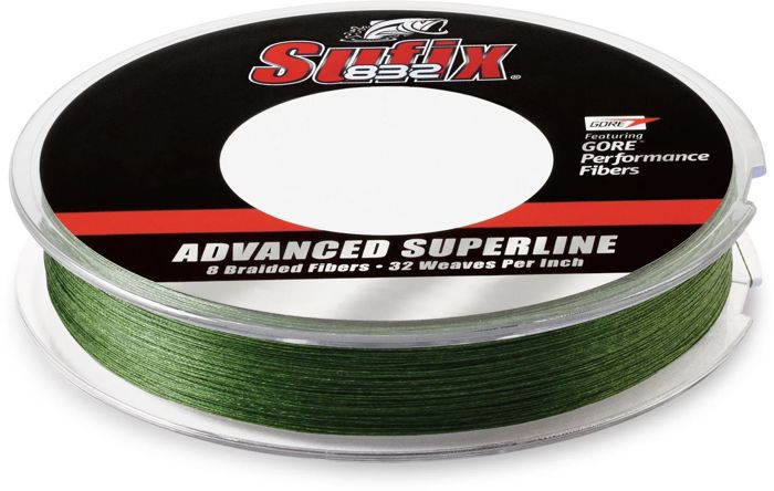 Плетёный шнур Sufix 832 Advanced Superline 300 yards Braided Fishing Line