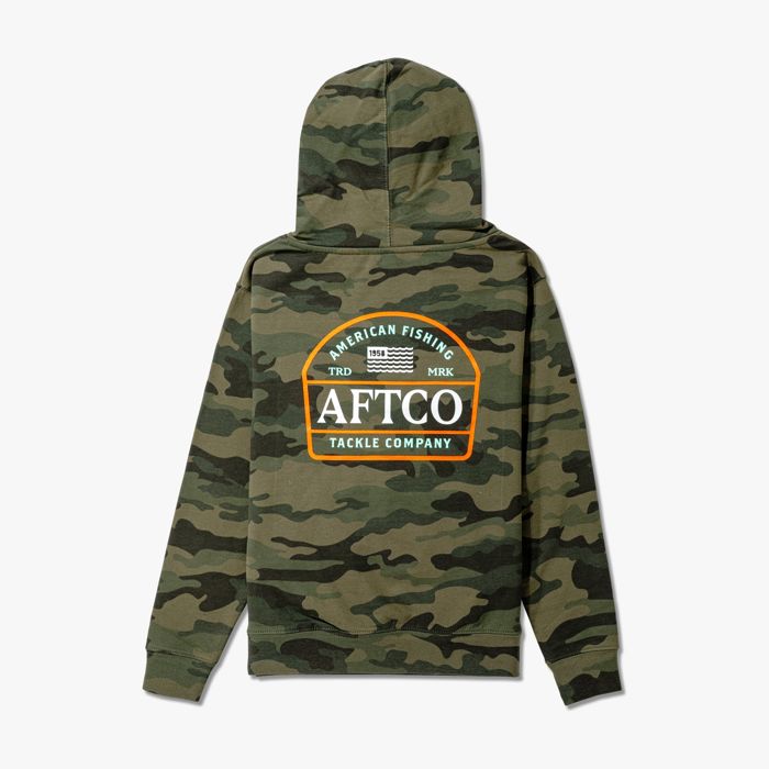 Рыболовная рубашка Youth Vintage Badge Pullover Hoodie