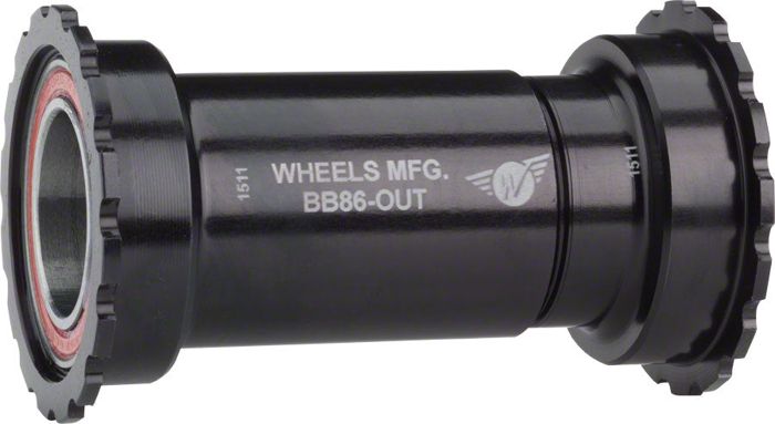 Крепление Wheels Manufacturing - BB86/92 SRAM Bottom Bracket with ABEC-3 Bearings Black Cu