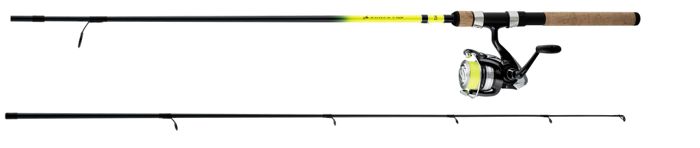 Комплект удилище + катушка DAIWA D-SHOCK II WiTH BRAIDED LINE SPINNING COMBOS