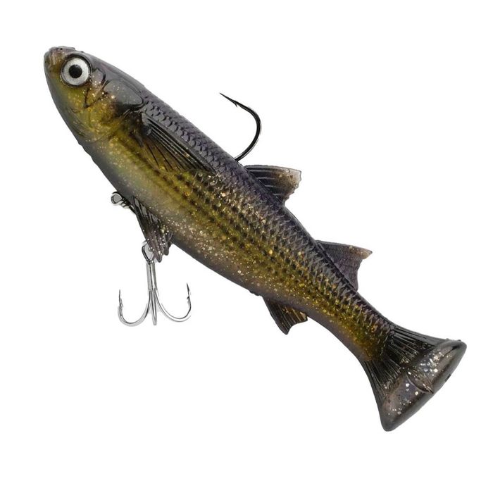 Savage Gear 3D LT Mullet Pro свимбейт, Dark Mullet, 6 in