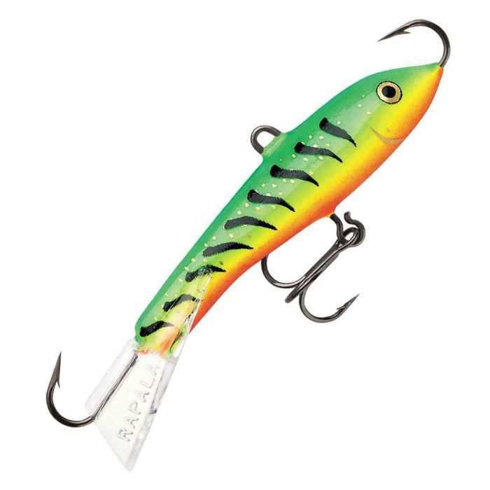 Зимняя приманка Rapala Jigging Rap Ice Fishing Lure - Glow/Tiger, 5/16oz, 2in