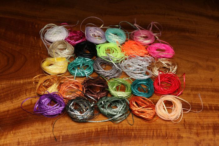 Плетёный шнур Hareline Dubbin Hareline Mini Flat Fly Braid