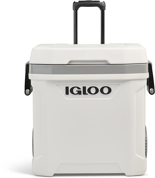 Термобокс Igloo Maxcold Ultra Latitude 62 qt Wheeled Cooler White / Grey