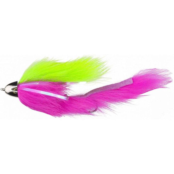 Мушки RoundRocks Llama Streamer Fly - Pink/Chartreuse, Size 2