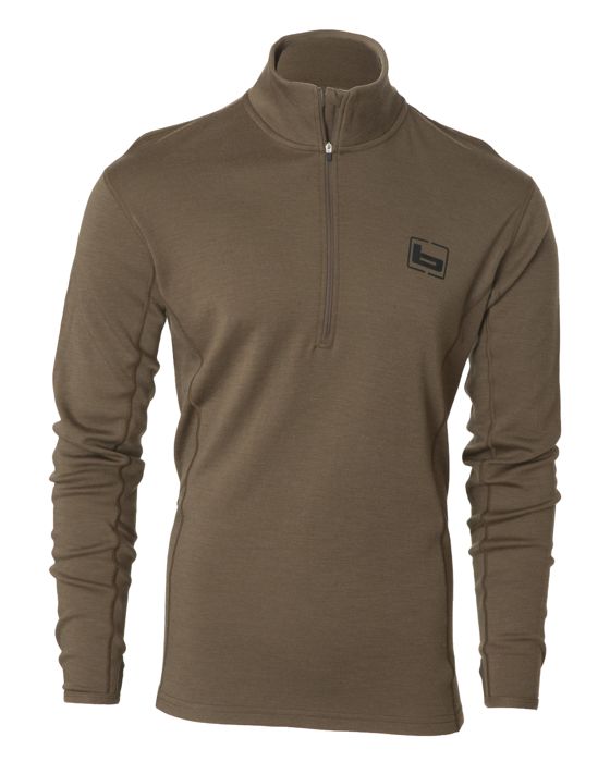 Рыболовная рубашка Banded Base Merino Wool 1/4 Zip Pullover 230-gram