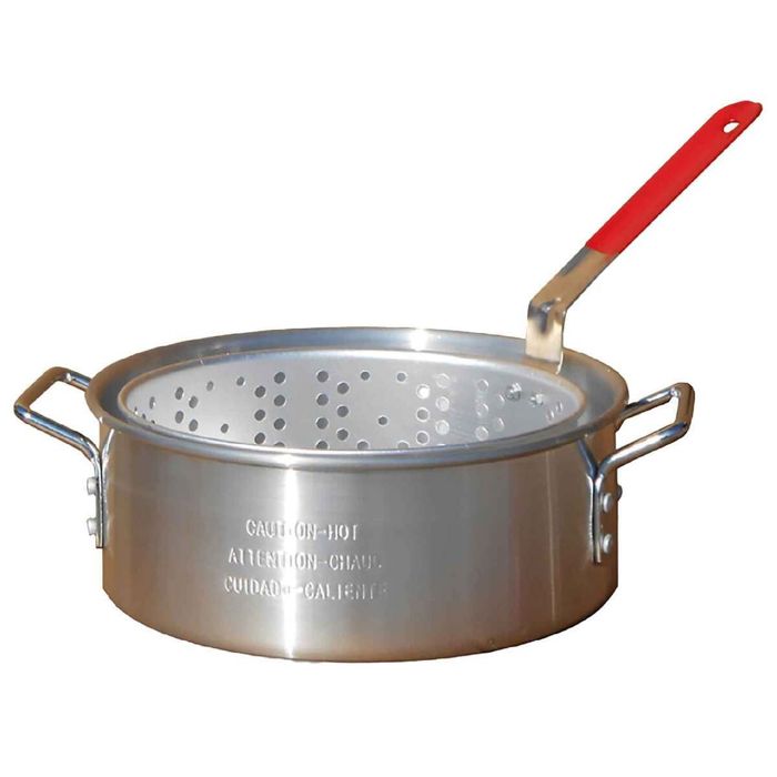 Походная посуда King Kooker 10 Quart Aluminum Fry Pan and Basket