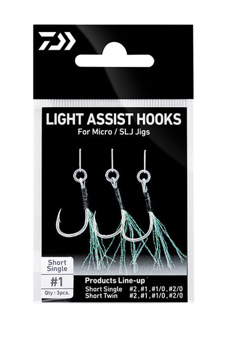 Крючки DAIWA SALTIGA SINGLE LIGHT ASSIST HOOKS