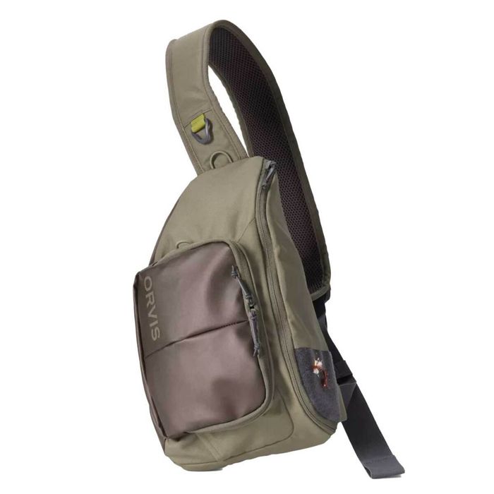 Рыболовная сумка Orvis Angler Fly-Fishing Tackle Mini Sling Pack - Dusty Olive, 5L Capacit