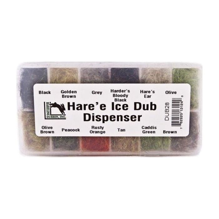 Материал для вязания мушек Hareline Hare'e Ice Dub Dubbing Dispenser
