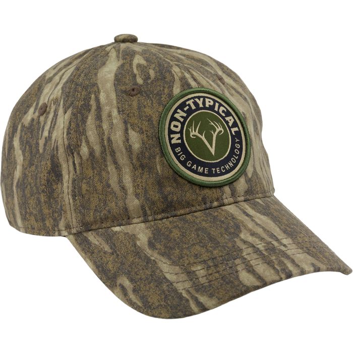 Охотничий камуфляж Non-Typical Big Game Technology Patch Camo Twill Cap - Mossy Oak Bottom